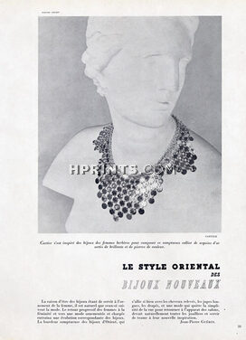 Cartier, Herz-Belperron, Sterlé, Chaumet, René Boivin 1948 Style Oriental, new jewelry, Photo Crespi