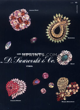 Swarovski & Co. 1962 Jewels by Scémama, Francis Winter, Renel, Maryse Blanchard