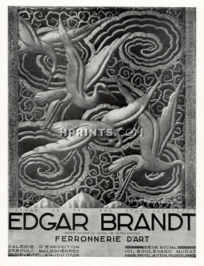 Edgar Brandt 1931 Ferronnerie d'Art, Ecran de Feu, Art Ironwork, Photo Laure Albin Guillot