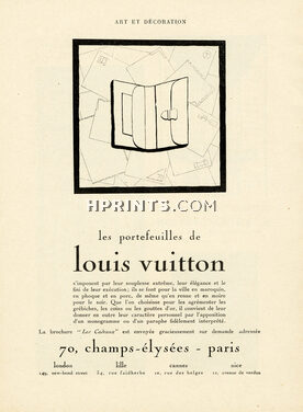 Louis Vuitton (Leather goods) 1925 Portefeuilles, Wallet