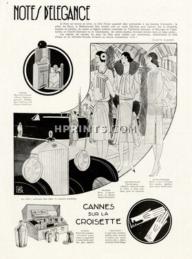 Caplen 1930 Aine-Montaillé, Vuitton Perfume, Redfern, Jouvin... Cannes