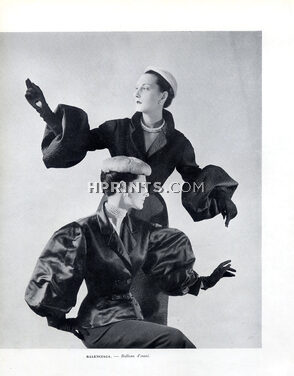 Balenciaga (Couture) 1952 Manches Ballons