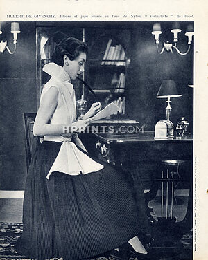 Givenchy (Couture) 1952 Photo Martin Dutkovich