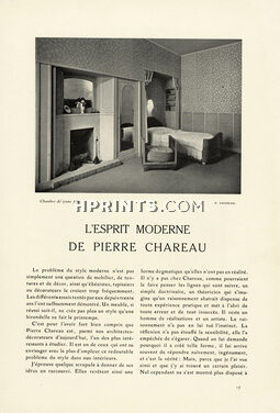 L'Esprit Moderne de Pierre Chareau, 1923 - Interior design, Text by Gaston Varenne, 10 pages