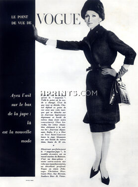 Christian Dior - Yves Saint-Laurent Septembre 1959, Photo Irving Penn, 5 pages illustrées, 5 pages