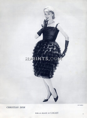 Christian Dior - Yves Saint-Laurent Septembre 1959, Photo Guy Arsac