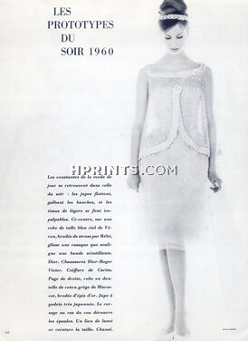 Christian Dior - Yves Saint-Laurent Printemps 1960, Photo Schatzberg, René Véron