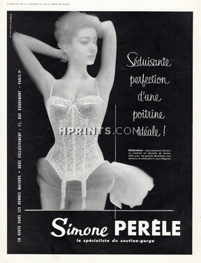 Simone Pérèle 1957 Combiné dentelle, Photo Coquin