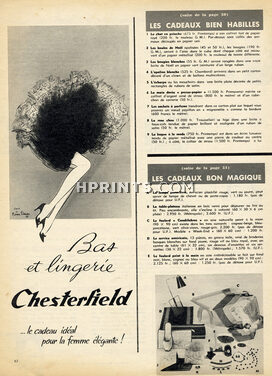 Chesterfield (Bas et Lingerie) 1956 d'après Pierre Simon