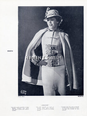 Worth (Couture) 1932 Photo Madame D'Ora