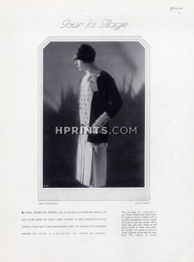 Nicole Groult (Couture) 1929 Photo Paul O'Doyé