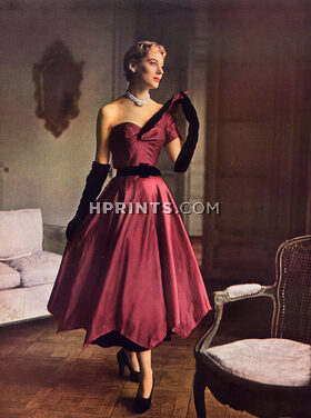 Robert Piguet 1949 Evening Gown, Staron, Photo Pottier