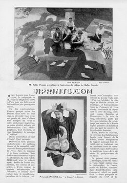 Les Ballets Russes, 1920 - "Le Sacre du Printemps", "Parade", Ballets Suédois, Text by Jean Bernier, 10 pages