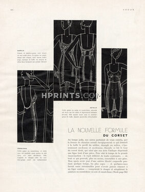 La Nouvelle Formule du Corset, 1930 - Cadolle, Conscience, Detolle