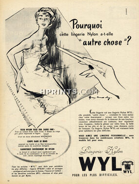 Wyl (Lingerie) 1952 Guy Demachy