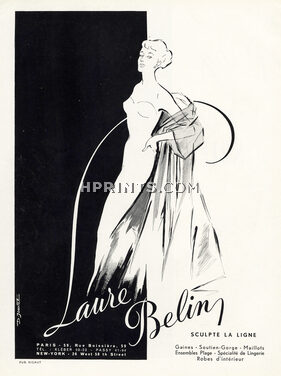 Laure Belin (Lingerie) 1951 D.Jouxtel