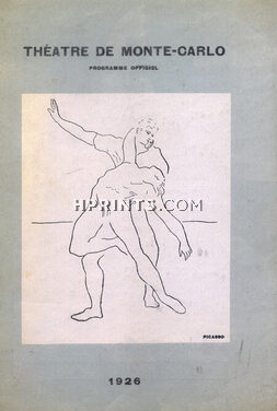 Pablo Picasso 1926 Théâtre de Monte-Carlo