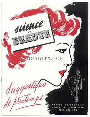 Science et Beauté 1950 April, Hair Care, Hairstyle, 32 pages