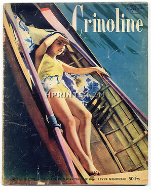 Crinoline 1947 N°10, Marcel Rochas, Schiaparelli, 48 pages