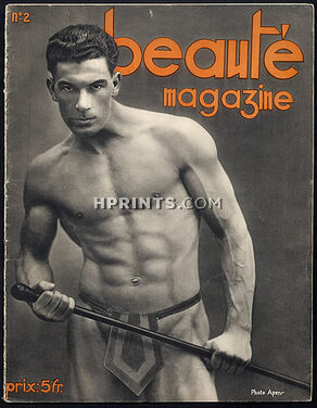 Beauté Magazine 1929 April N°2, Naked Athlete, photo Apers, Serge Lifar, Alperoff et Vronska, 24 pages