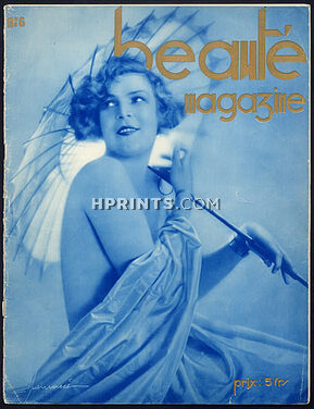 Beauté Magazine 1929 September N°6, Laboccetta, Manassé, Foujita, Ecole de ballet Eduardowa, Chorus Girl, 24 pages