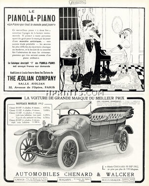 Pianola - Aeolian Company 1912 Brunelleschi