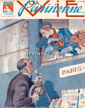 Georges Léonnec 1932 Adultery, La Vie Parisienne cover