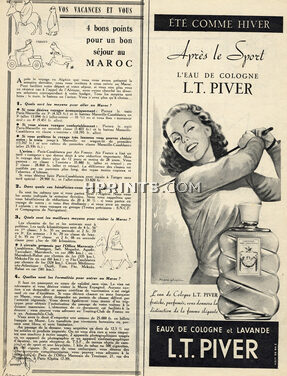 Piver L.T. (Perfumes) 1953 Golf, Hugues Ghiglia