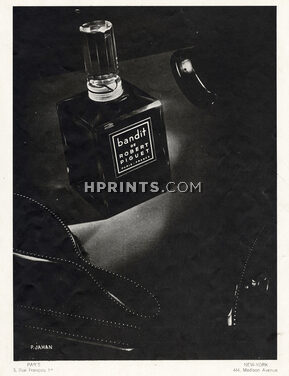 Robert Piguet (Perfumes) 1946 Bandit, Photo Pierre Jahan