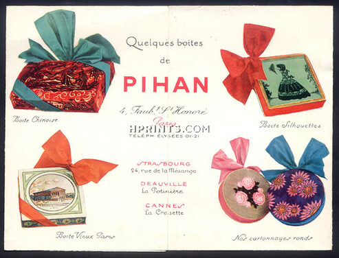 Pihan (Leaflet Chocolates) 1920s Georges Delaw