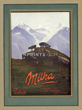 Suchard 1913 Milka, Alpes