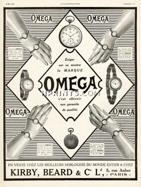 Omega 1912 Kirby Beard & Co.