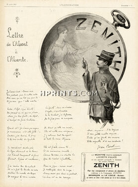 Zenith (Watches) 1915 Text Jean Carol, Illu. Louis Tesson