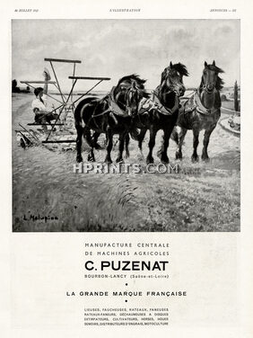 C. Puzenat 1941 Machines Agricoles, Chevaux