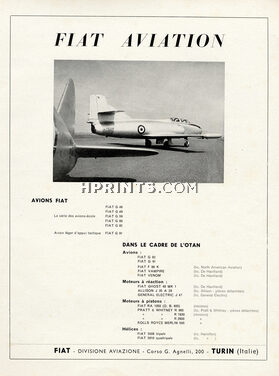 Fiat (Aviation) 1955 Airplane