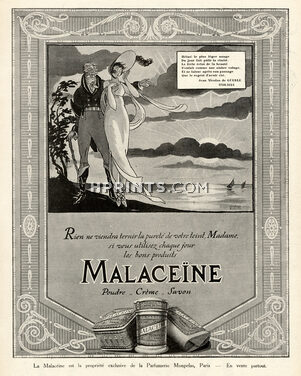 Malaceïne 1925 L. Meige, de Guerle, 19th Century Costumes