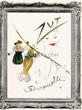 Schiaparelli (Perfumes) 1951 Zut, Marcel Vertès