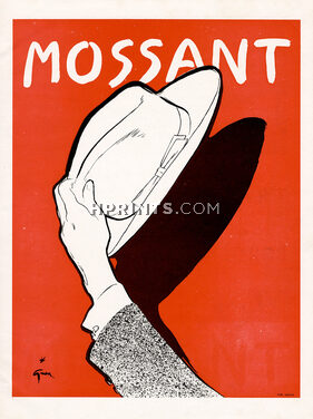 Mossant (Hats) 1951 René Gruau