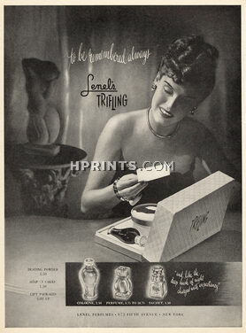 Lenel's Perfumes 1946 Trifling