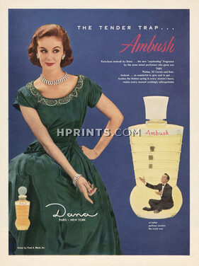 Dana (Perfumes) 1955 Ambush, Gown by Fred A Block
