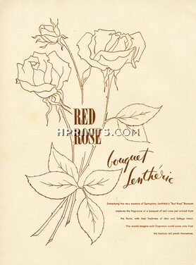 Lenthéric (Perfumes) 1950 Red Rose