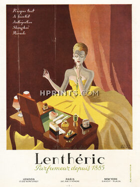 Lenthéric (Perfumes) 1946 Lucien Bertaux