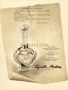 Elizabeth Arden (Perfumes) 1949 My Love