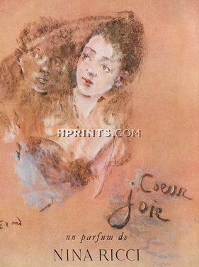 Nina Ricci (Perfumes) 1946 Christian Bérard, Parfum Coeur-Joie