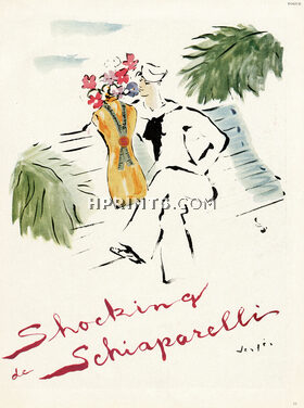 Schiaparelli (Perfumes) 1945 Shocking, Sailor, Marcel Vertès