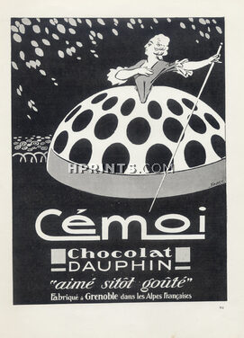 Cémoi (Chocolat Dauphin) 1922 Farcy