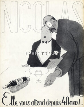 Nicolas (Drinks) 1956 Paul Iribe