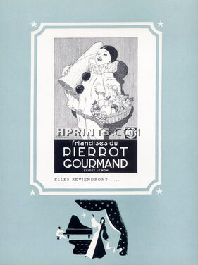 Pierrot gourmand 1943 Pierrot Costume, René Vincent