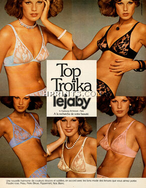 Lejaby (Lingerie) 1975 "Top troika", Bra