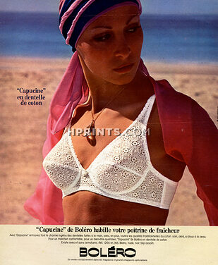 Boléro (Lingerie) 1978 Capucine Bra